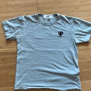 PLAY Comme de Garcons grey tshirt